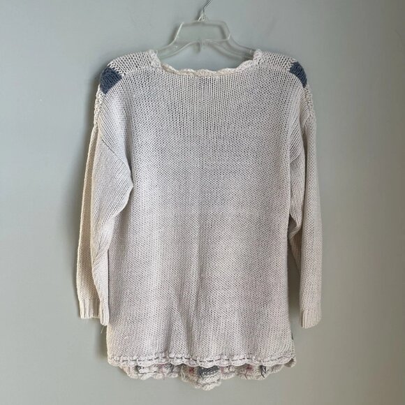 Beldoch Popper Vintage Cottagecore Chunky Knit Sweater Dog - Picture 3 of 7